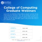 College of Computing Graduate Programs Webinar on September 25, 2024